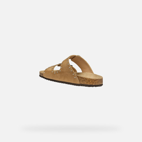 Slides shoes BRIONIA R WOMAN Rose - image number 4 | GEOX