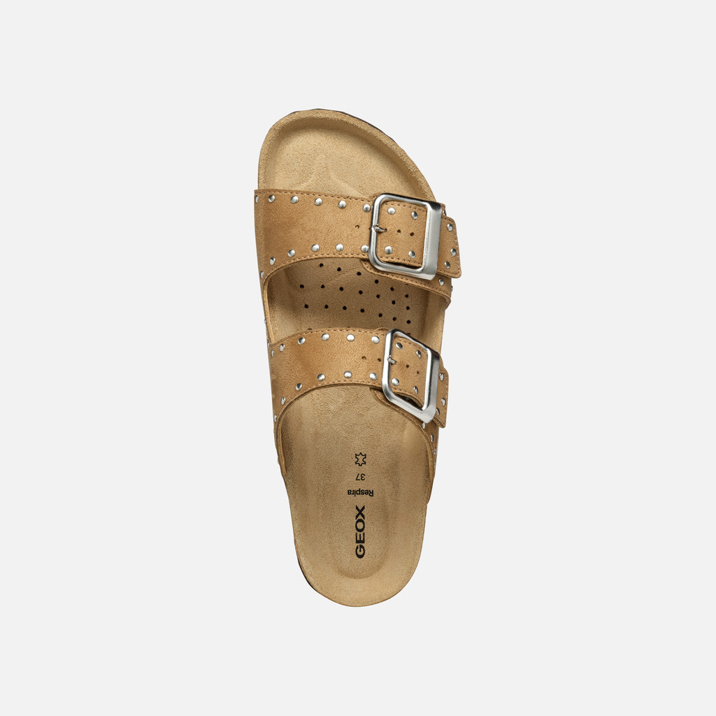 Slides shoes BRIONIA R WOMAN Rose - image number 6 | GEOX