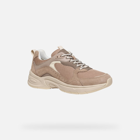 Low top sneakers ZARVIA WOMAN Powder - image number 2 | GEOX