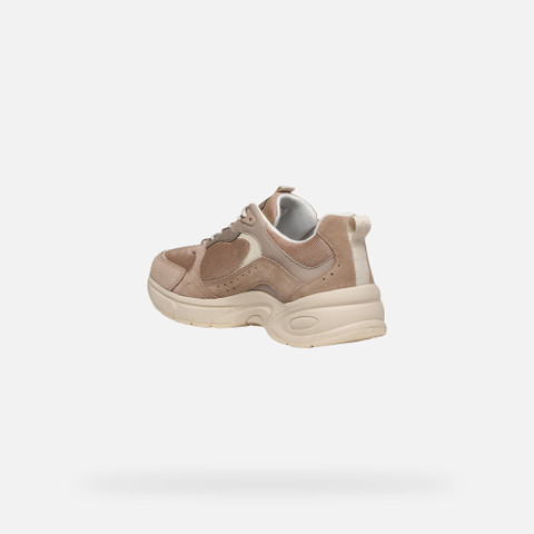 Low top sneakers ZARVIA WOMAN Powder - image number 3 | GEOX