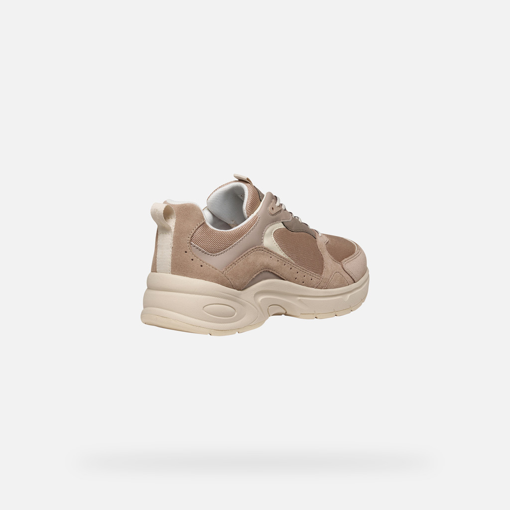 Low top sneakers ZARVIA WOMAN Powder - image number 4 | GEOX