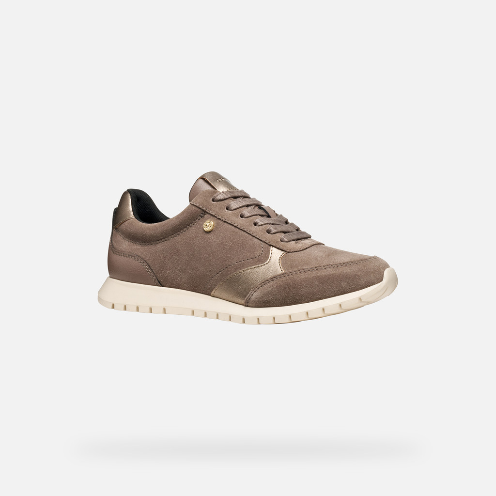 Low top sneakers SUKIE 2.0 WOMAN Taupe/Sand - image number 2 | GEOX