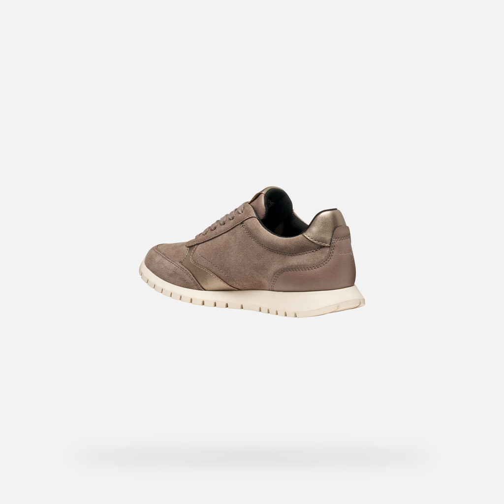 Low top sneakers SUKIE 2.0 WOMAN Taupe/Sand - image number 3 | GEOX