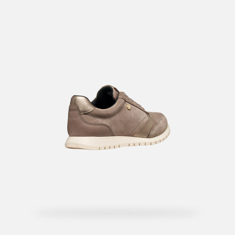 Low top sneakers SUKIE 2.0 WOMAN Taupe/Sand - image number 4 | GEOX