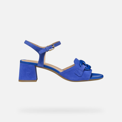 medium-heeled sandals NEW ERAKLIA 50 T WOMAN Blue - image number 1 | GEOX