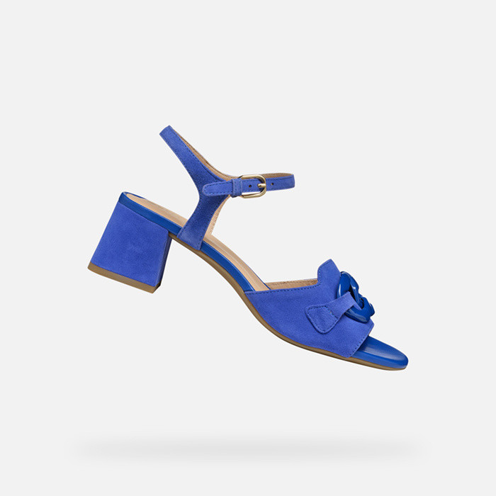 Medium-heeled sandals NEW ERAKLIA 50 T WOMAN Blue | GEOX