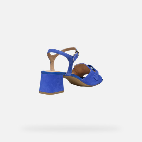 medium-heeled sandals NEW ERAKLIA 50 T WOMAN Blue - image number 5 | GEOX