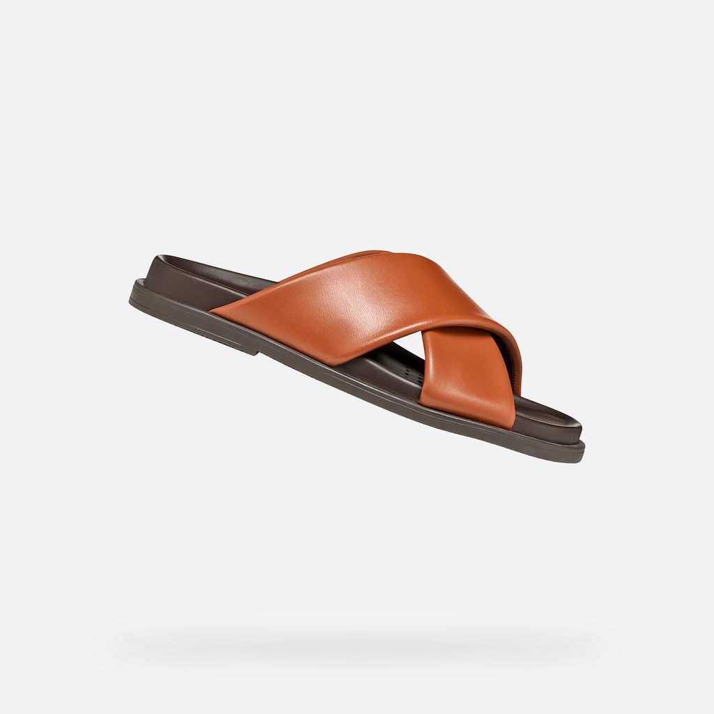 Slippers ADELASH WOMAN Brick - image number 0 | GEOX