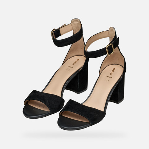 High heel sandals VIRNILISA 65 S WOMAN Black - image number 8 | GEOX