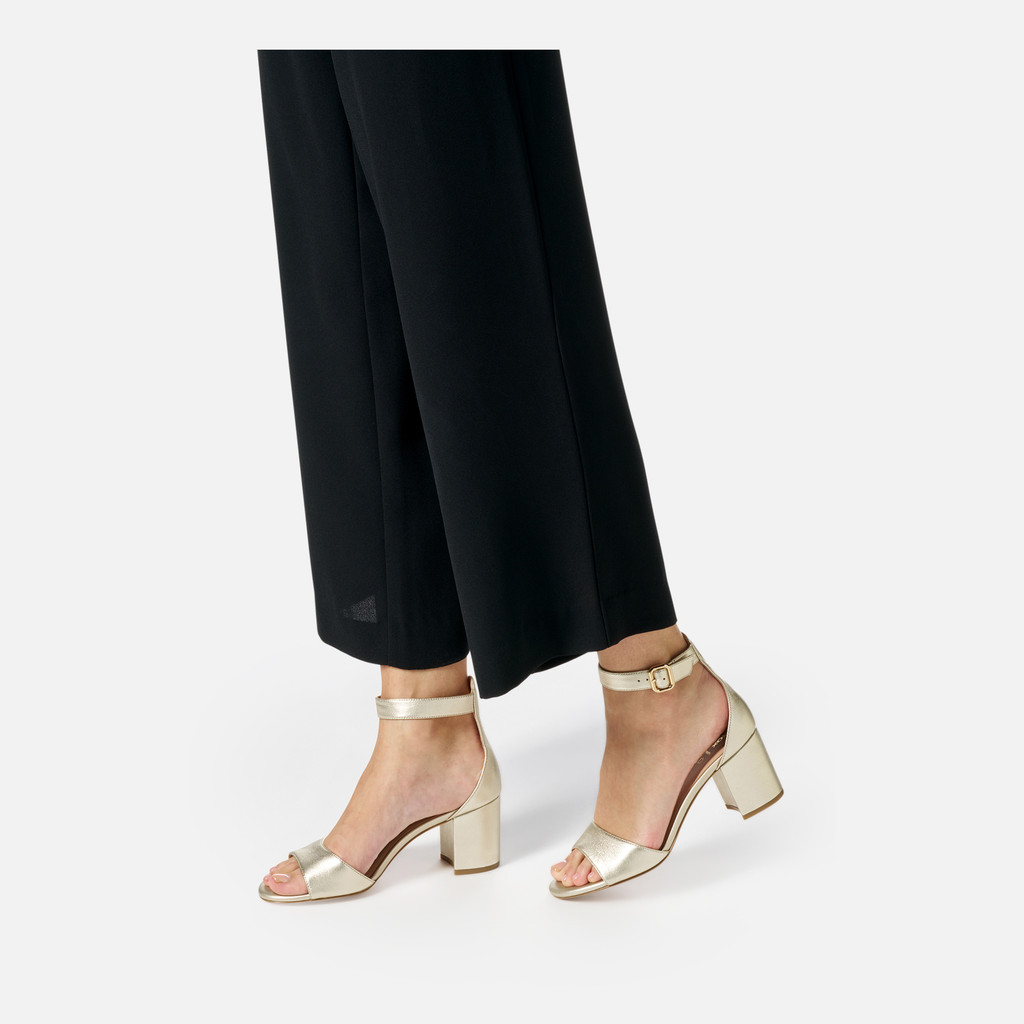 High heel sandals VIRNILISA 65 S WOMAN Light Gold - image number 1 | GEOX