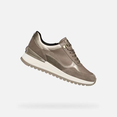 Wedge sneakers DESYA WOMAN Taupe/Sand | GEOX