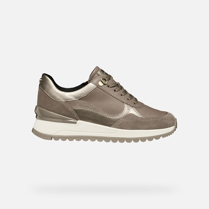 Low top sneakers DESYA WOMAN Taupe/Sand | GEOX
