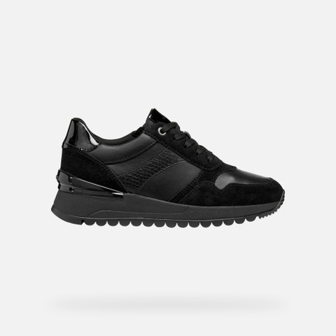 Low top sneakers DESYA WOMAN Black - image number 1 | GEOX