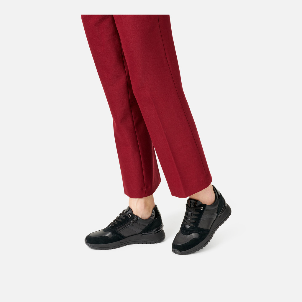 Baskets compensees DESYA FEMME Noir - image number 1 | GEOX