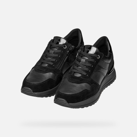 Baskets compensees DESYA FEMME Noir - image number 8 | GEOX