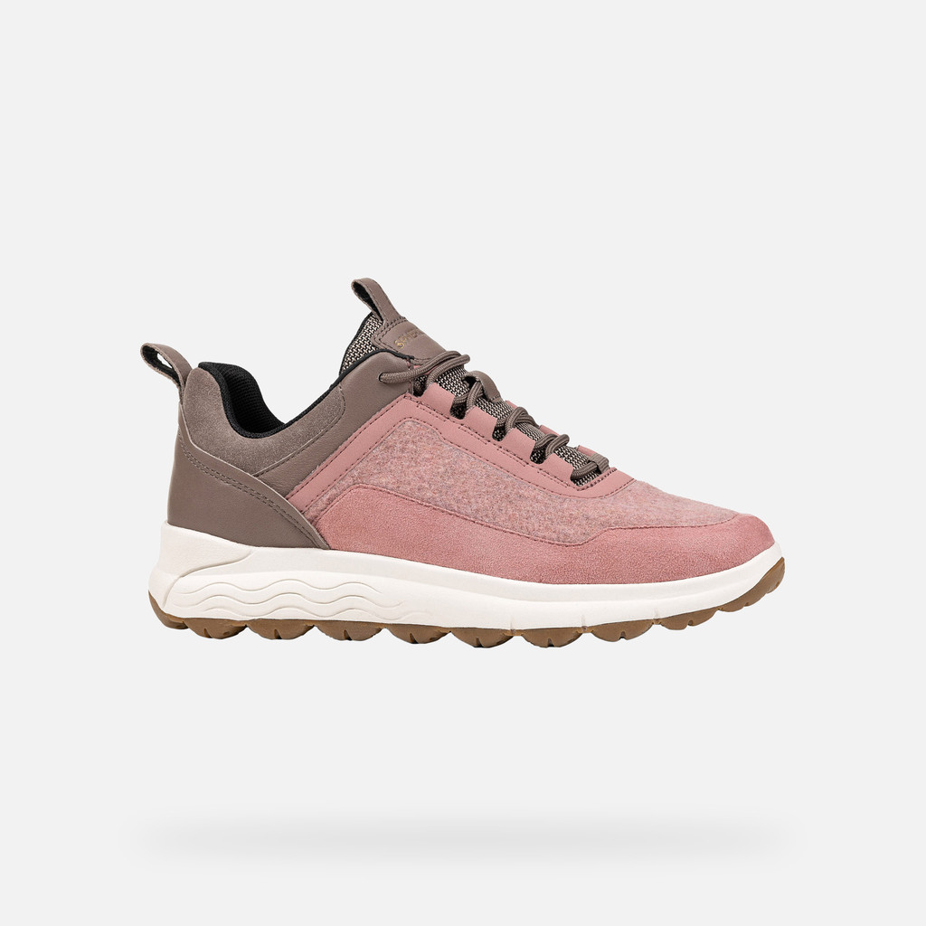 Waterproof trainers SPHERICA 4X4 WOMAN Rose Smoke - image number 1 | GEOX