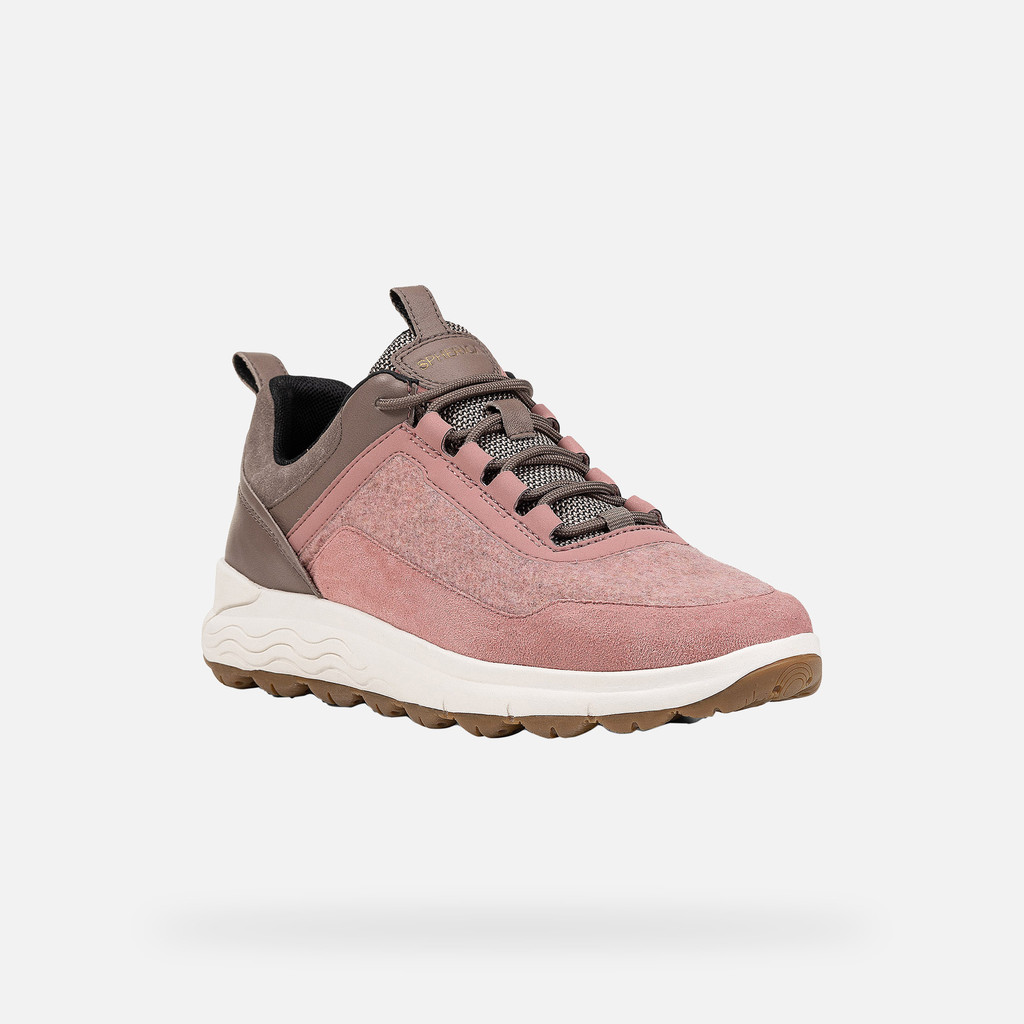 Waterproof trainers SPHERICA 4X4 WOMAN Rose Smoke - image number 2 | GEOX