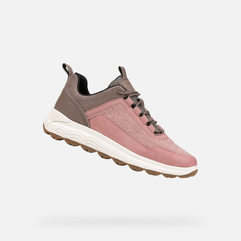 Waterproof trainers SPHERICA 4X4 WOMAN Rose Smoke - image number 0 | GEOX