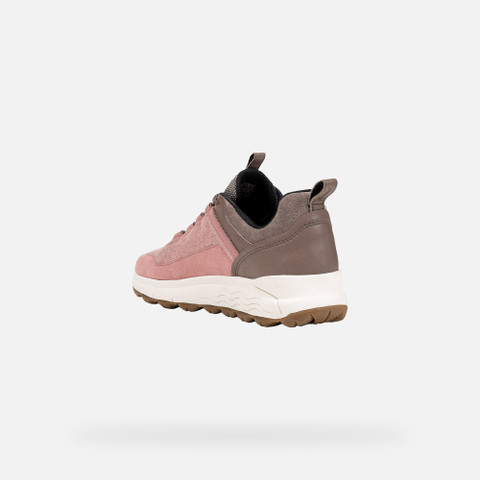 Waterproof trainers SPHERICA 4X4 WOMAN Rose Smoke - image number 3 | GEOX