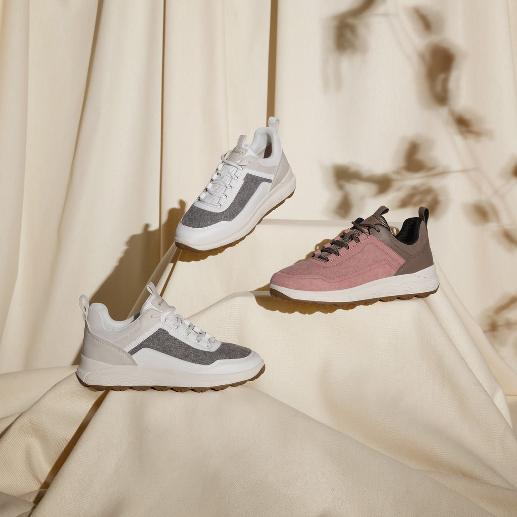 Low top sneakers SPHERICA 4X4 WOMAN Rose Smoke - image number 7 | GEOX