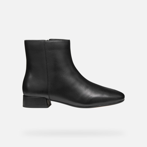Low heel ankle boots DHYALMA WOMAN Black - image number 1 | GEOX