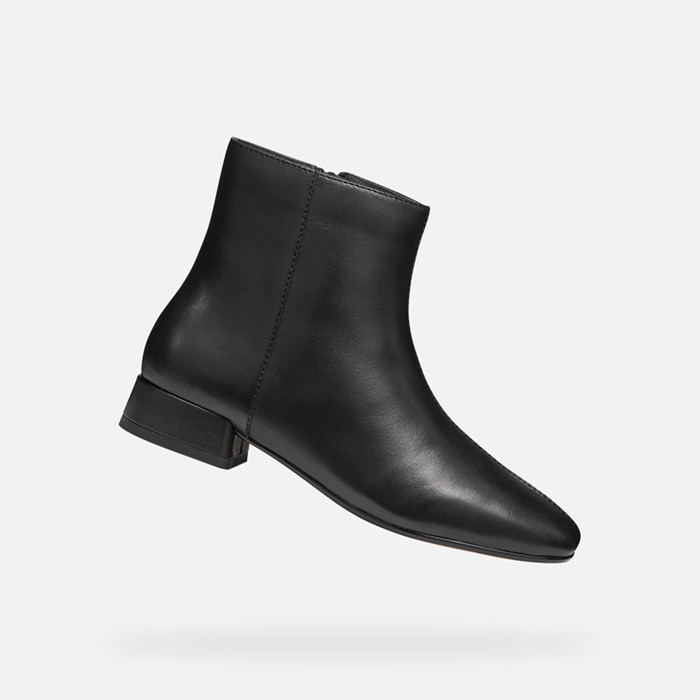 Low heel ankle boots DHYALMA WOMAN Black | GEOX