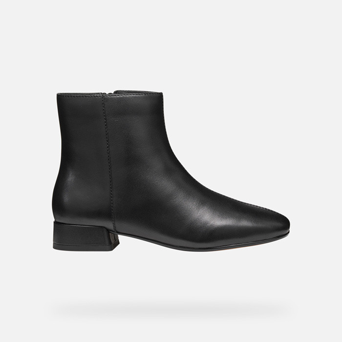 Low heel ankle boots DHYALMA WOMAN Black | GEOX