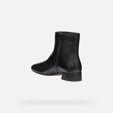 Low heel ankle boots DHYALMA WOMAN Black - image number 3 | GEOX