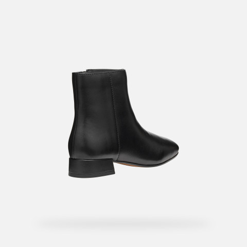 Low heel ankle boots DHYALMA WOMAN Black - image number 4 | GEOX