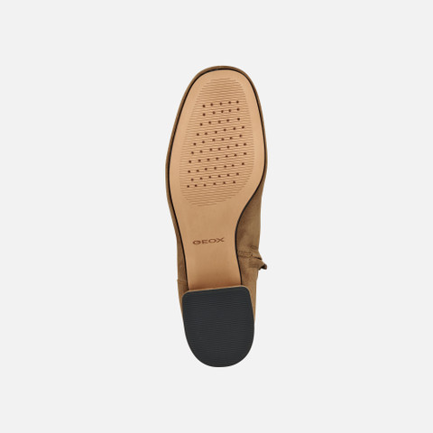 Low heel ankle boots DHYALMA WOMAN Mud - image number 6 | GEOX