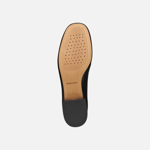 Leather loafers DHYALMA WOMAN Black - image number 6 | GEOX