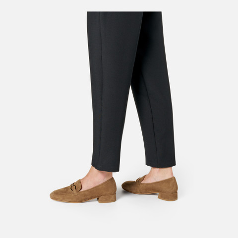 Mocassini scamosciati DHYALMA DONNA Marrone - image number 2 | GEOX