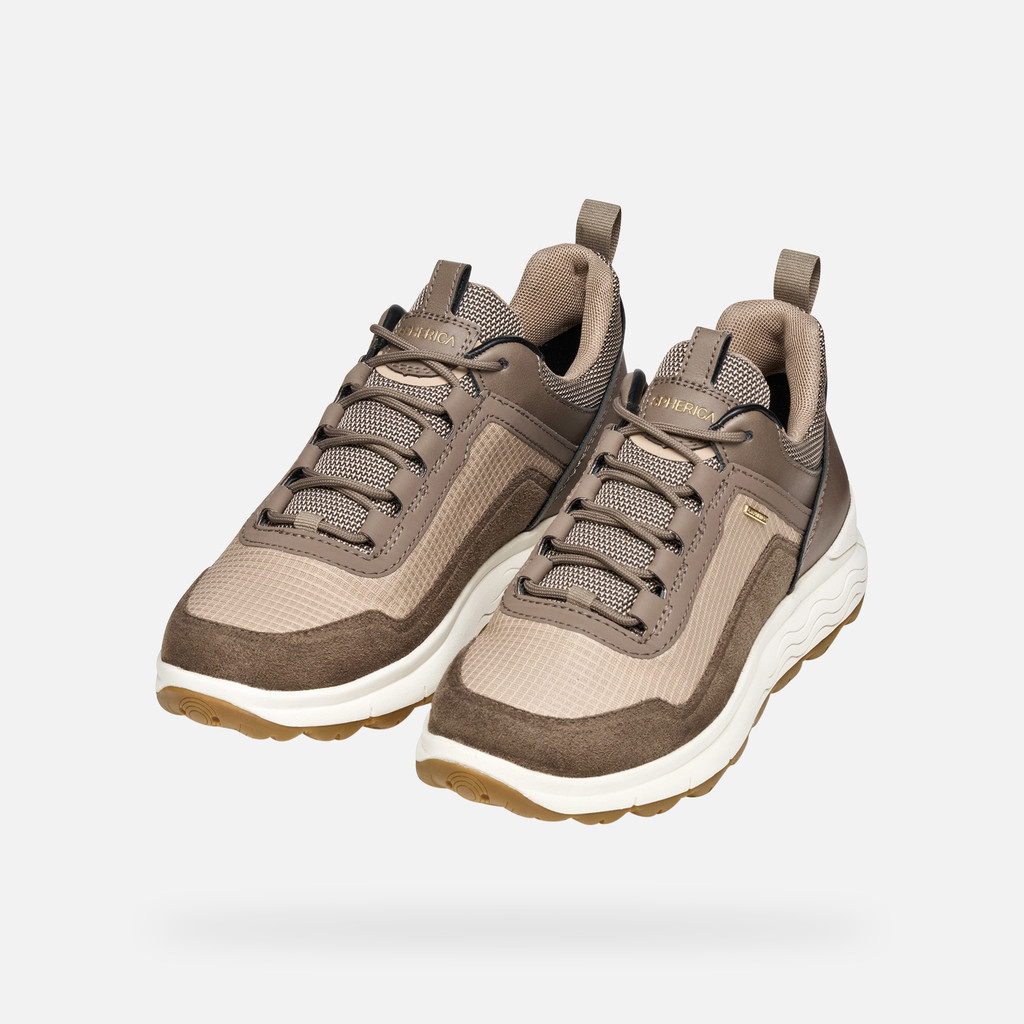 Waterproof trainers SPHERICA 4X4 ABX WOMAN Powder/Taupe - image number 8 | GEOX