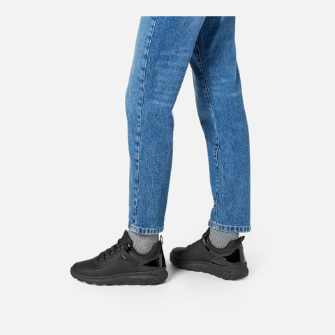 Waterproof trainers SPHERICA 4X4 ABX WOMAN Black - image number 1 | GEOX