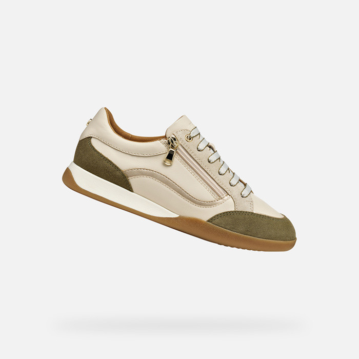Low top sneakers MARYEMY WOMAN Papyrus/Musk | GEOX