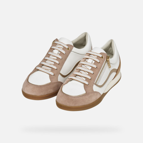 Low top sneakers MARYEMY WOMAN White/Antique Rose - image number 7 | GEOX