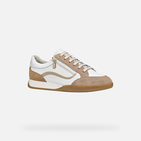 Low top sneakers MARYEMY WOMAN White/Antique Rose - image number 2 | GEOX