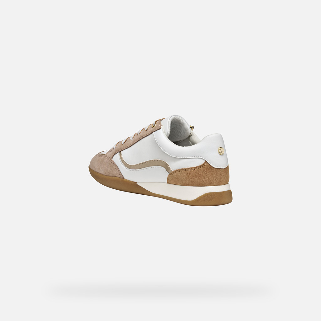 Low top sneakers MARYEMY WOMAN White/Antique Rose - image number 3 | GEOX