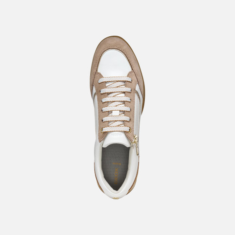 Low top sneakers MARYEMY WOMAN White/Antique Rose - image number 5 | GEOX