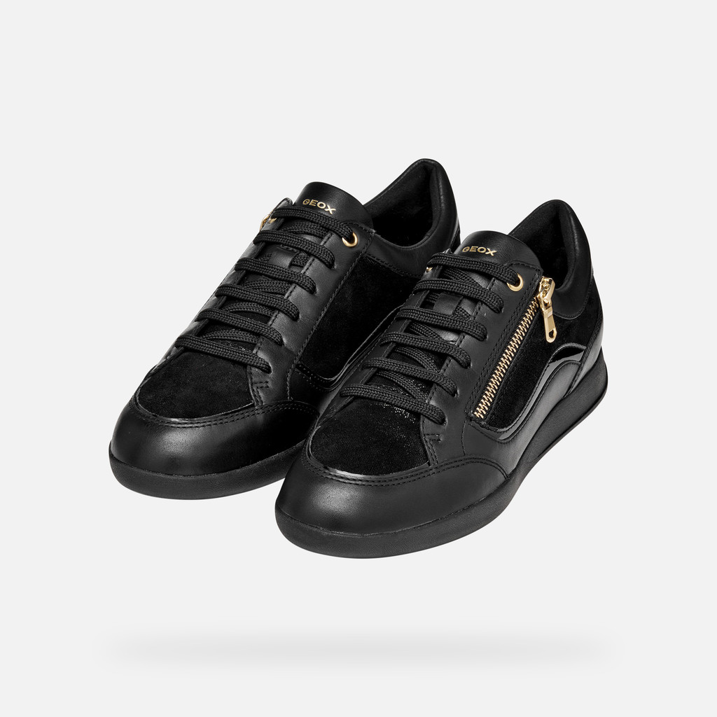 Low top sneakers MARYEMY WOMAN Black - image number 7 | GEOX