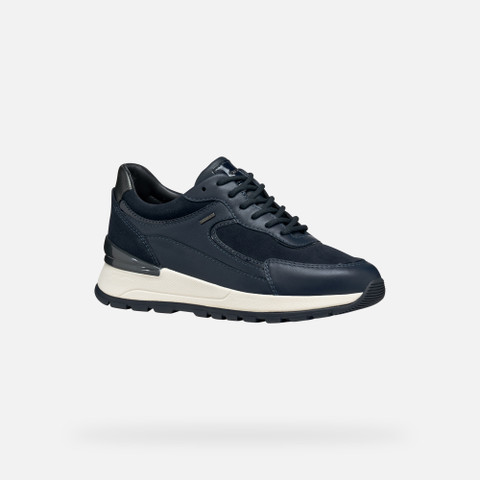 Waterproof trainers DESYA ABX WOMAN Navy - image number 2 | GEOX