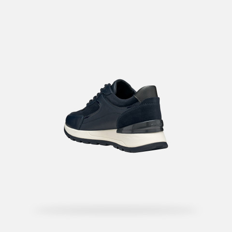 Waterproof trainers DESYA ABX WOMAN Navy - image number 3 | GEOX