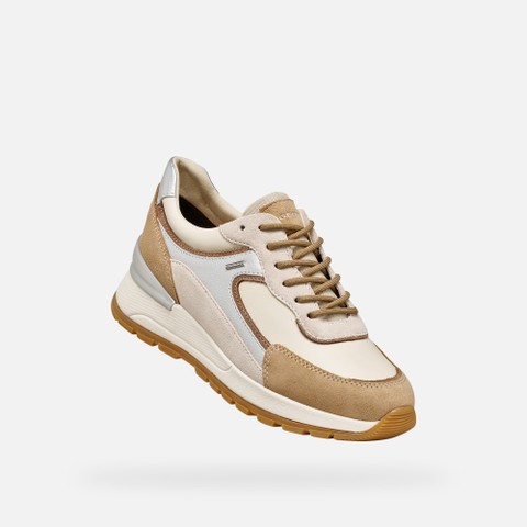 Sneakers impermeabili DESYA ABX DONNA Bianco latte/Beige chiaro - image number 4 | GEOX