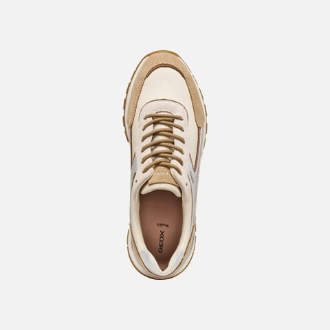 Sneakers impermeabili DESYA ABX DONNA Bianco latte/Beige chiaro - image number 5 | GEOX