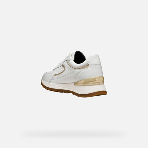 Waterproof trainers DESYA ABX WOMAN White - image number 3 | GEOX