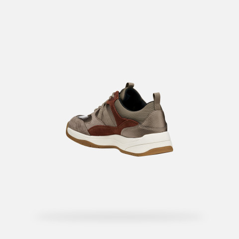 Waterproof trainers BERINIKE ABX WOMAN Taupe - image number 3 | GEOX
