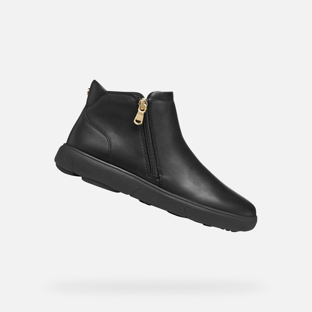 Ballet flats with straps NEBULA 2.0 C WOMAN Black - image number 0 | GEOX