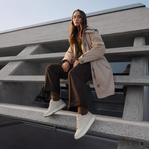 Low top sneakers NEBULA 2.0 C WOMAN Papyrus - image number 7 | GEOX