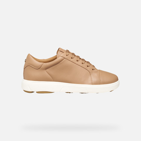 Low top sneakers NEBULA 2.0 C WOMAN Beige - image number 1 | GEOX
