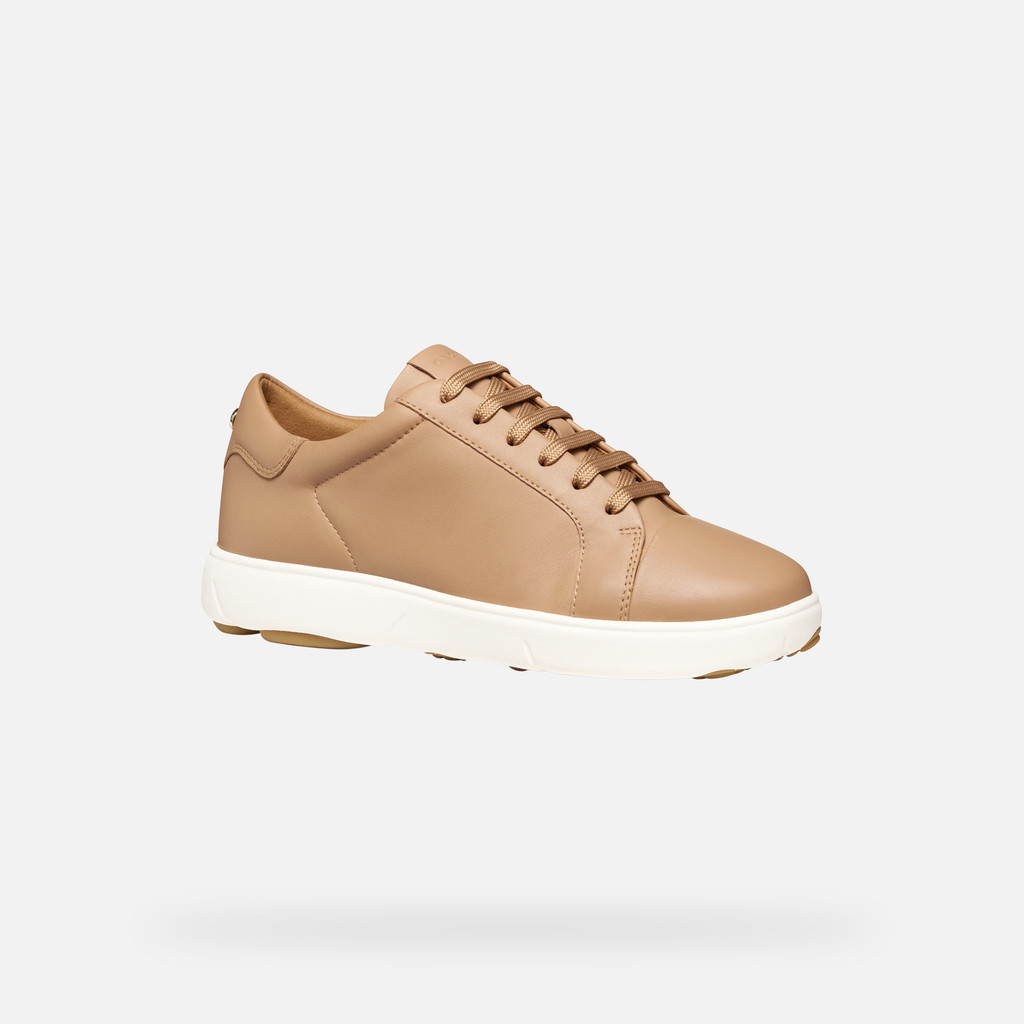 Low top sneakers NEBULA 2.0 C WOMAN Beige - image number 2 | GEOX